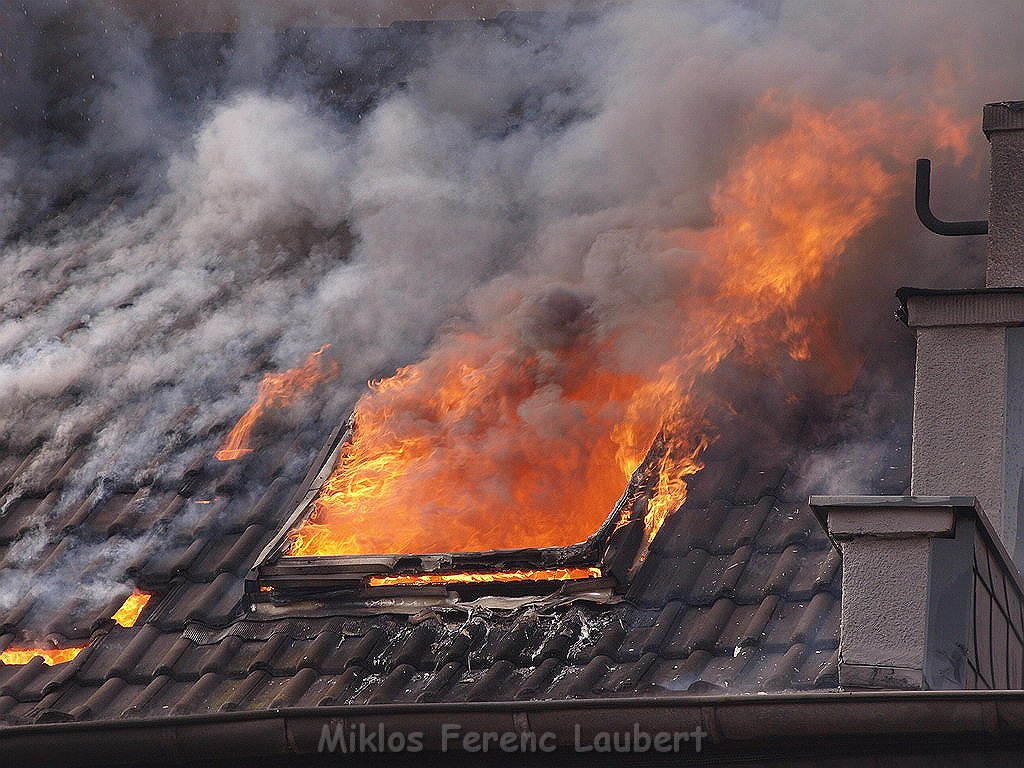 Feuer 3 Reihenhaus komplett ausgebrannt Koeln Poll Auf der Bitzen P057.JPG